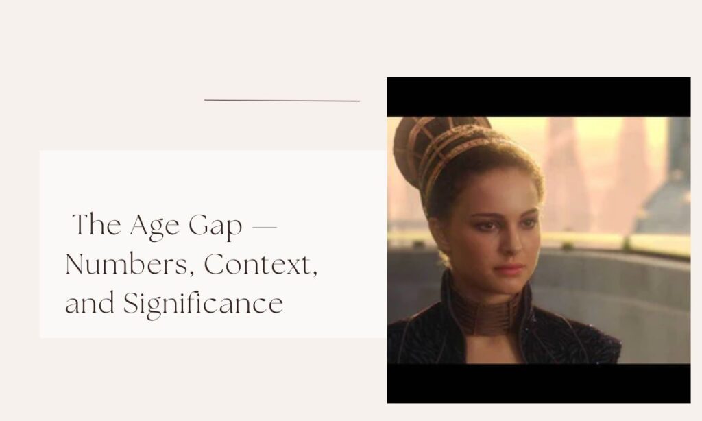 padme and anakin age gap